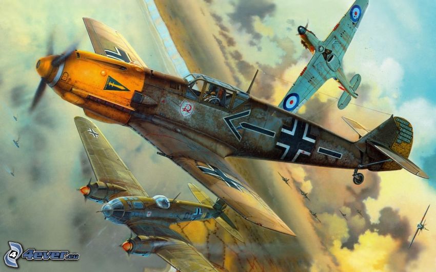 repülőgépek, Második világháború