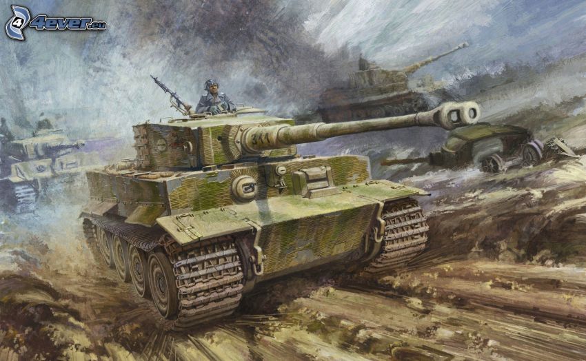 Tiger, tank, katona, Második világháború