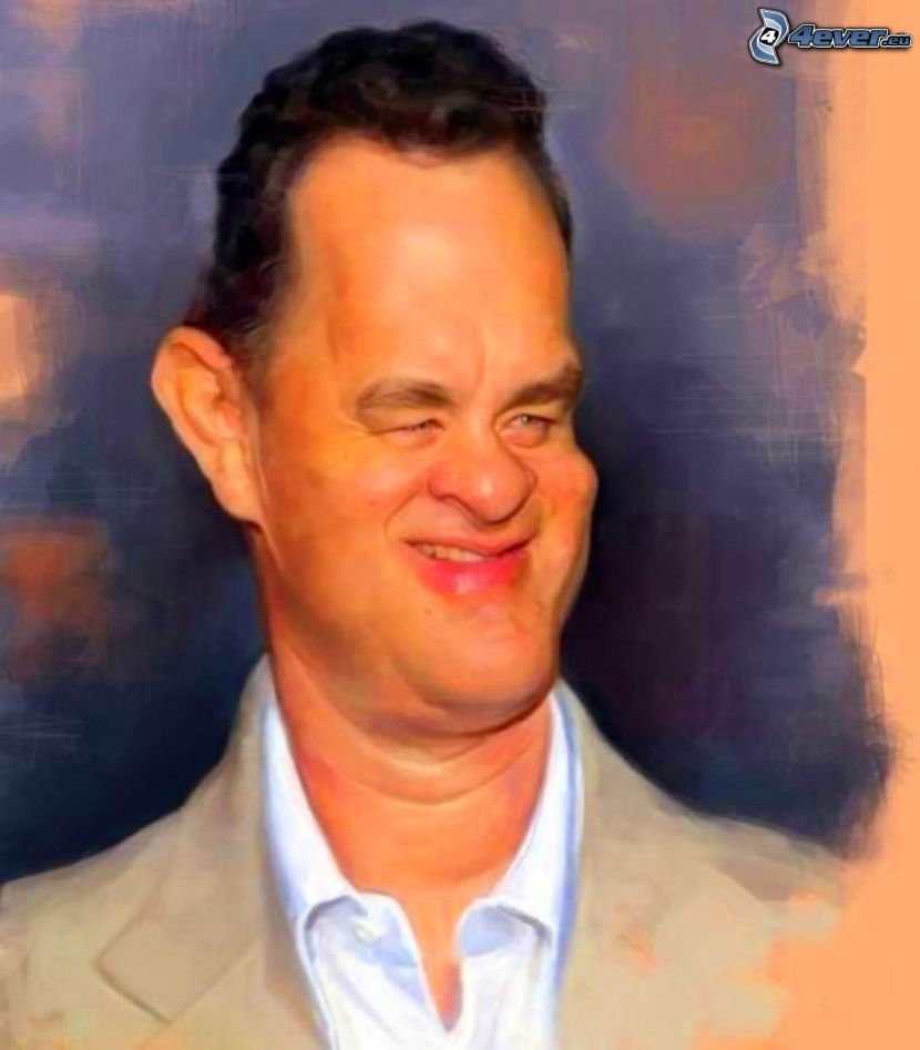 Tom Hanks, karikatúra