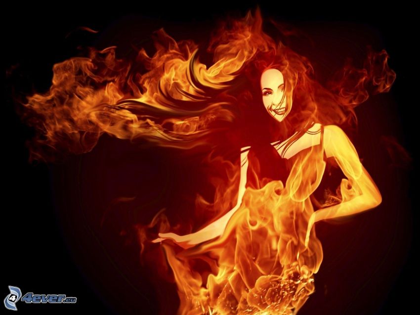 tüzes nő