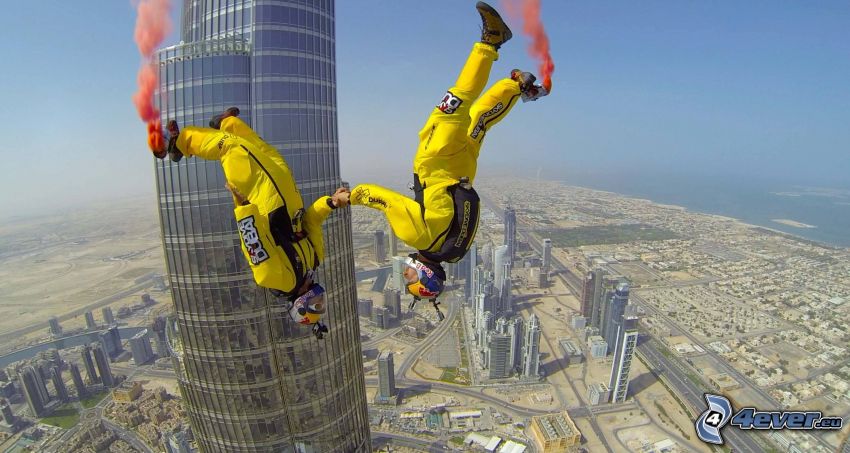 BASE Jump, felhőkarcoló, Dubaj