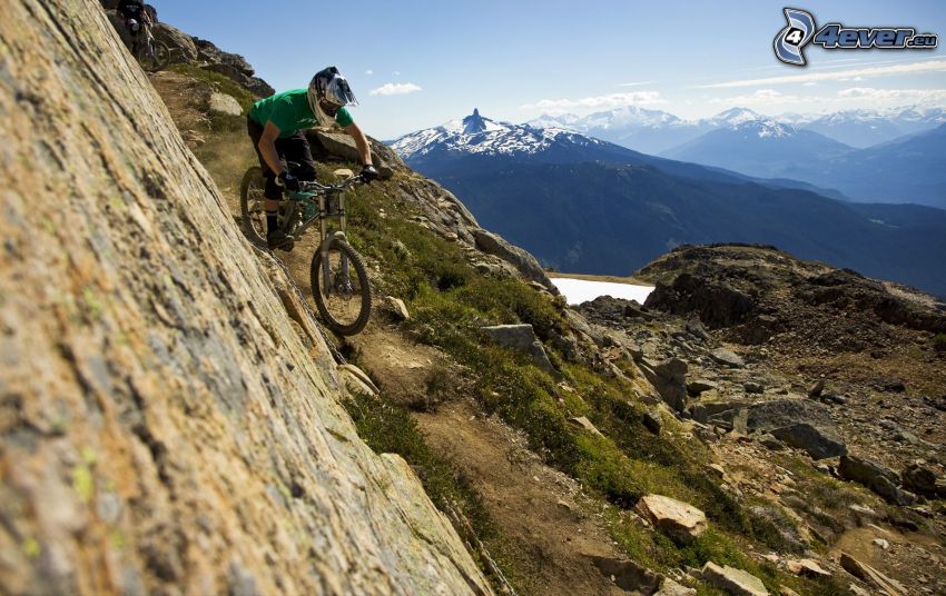 mountainbiking, kerékpározás, hegyek