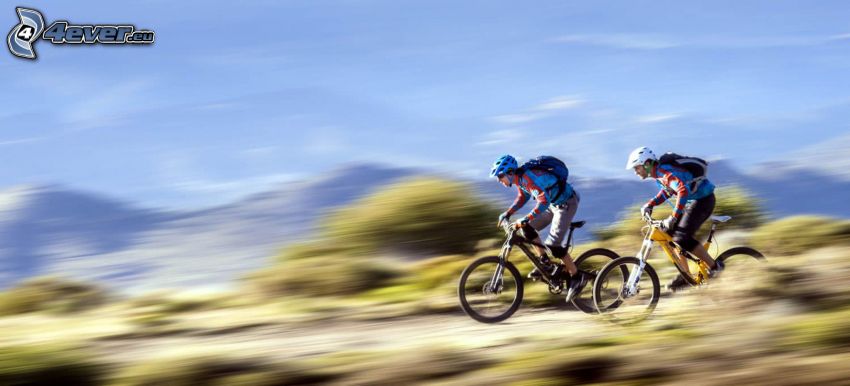 mountainbiking, sebesség