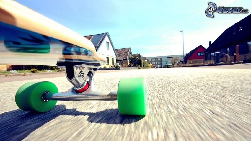 skateboard, utca