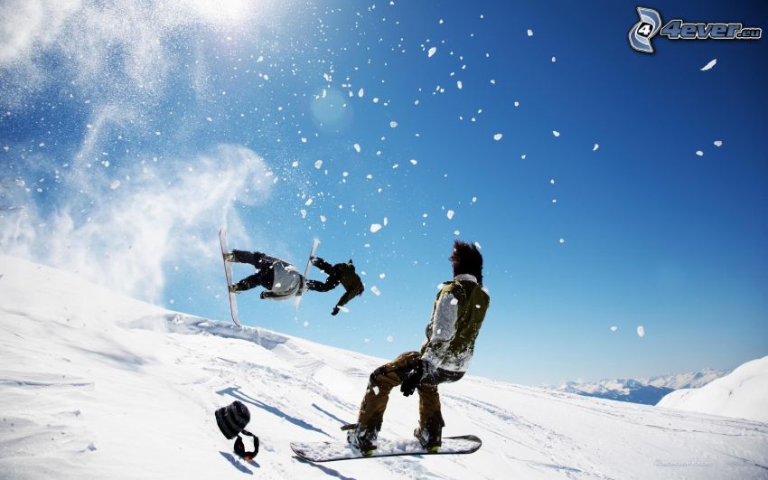 snowboarding, akrobatika