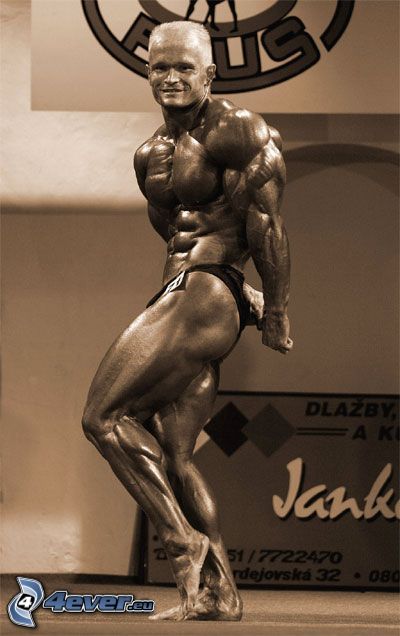 Vladimír Flimel, bodybuilding, férfi, izmok