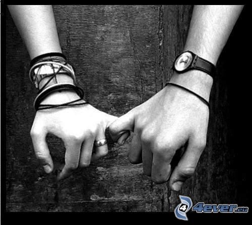 szerelem, kéz, kéz a kézben
