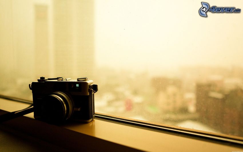 fényképezőgép, ablak