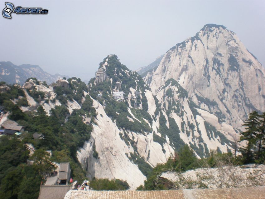 Mount Huang, sziklás hegységek