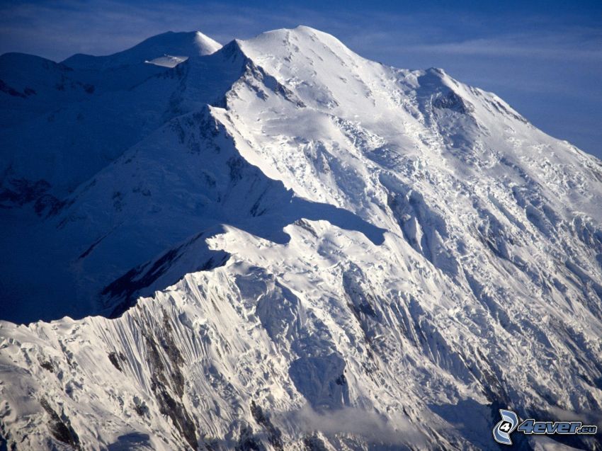 Mount McKinley, Alaszka, hó, domb