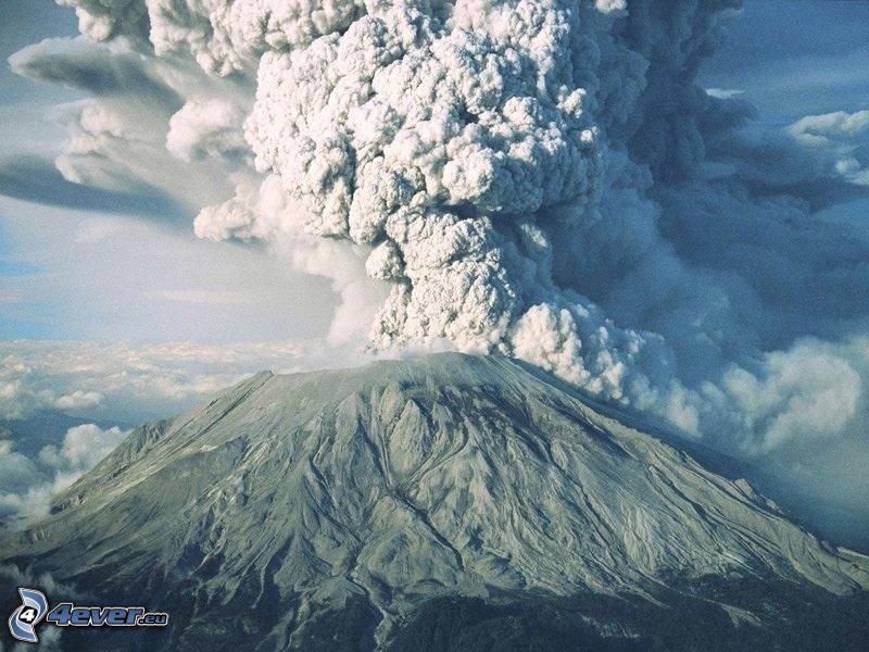 Saint Helens, vulkán, vulkáni felhő