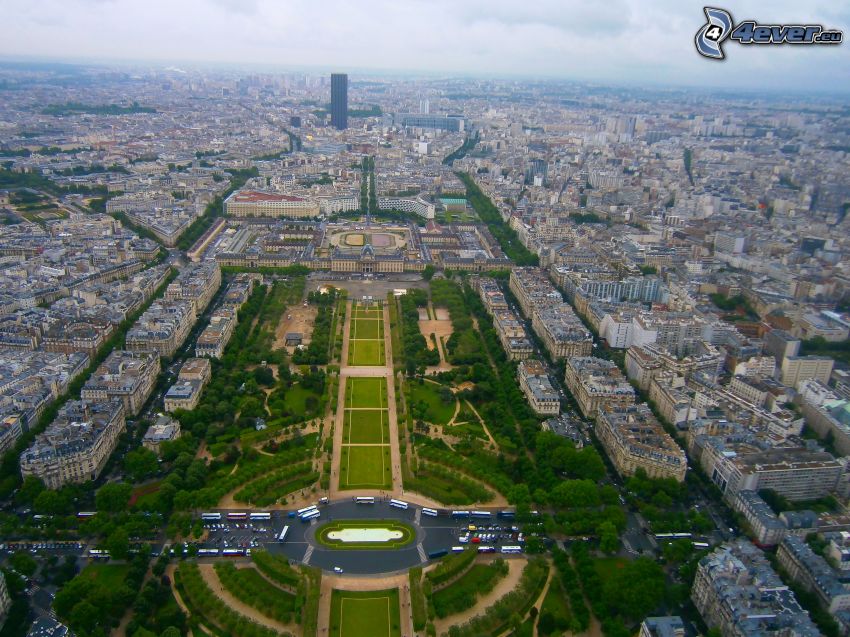 Párizs, Franciaország, kilátás a városra