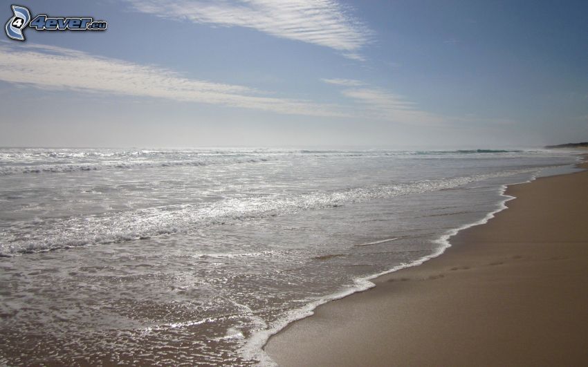 tenger, homokos tengerpart