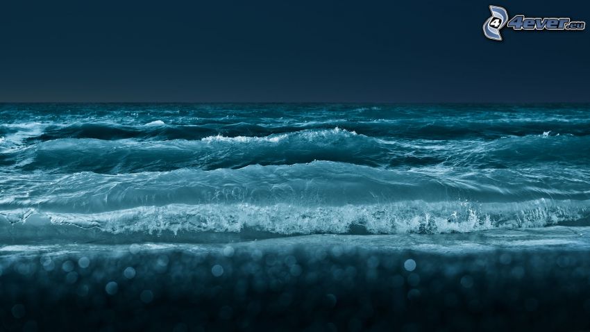 tenger, hullámok