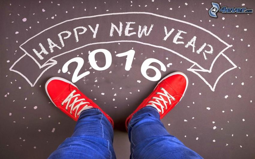 happy new year, 2016, lábak, Converse