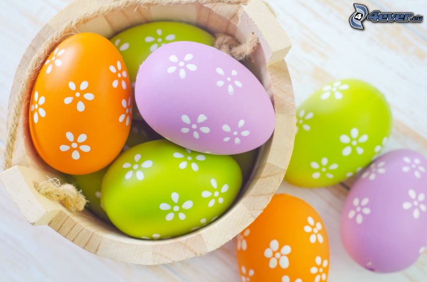 festett tojások, húsvéti tojások