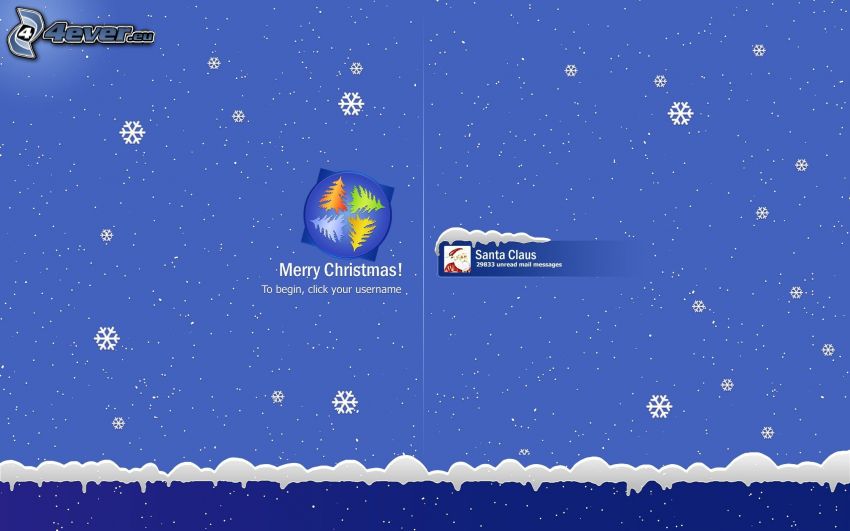 Merry Christmas, Windows, hópelyhek