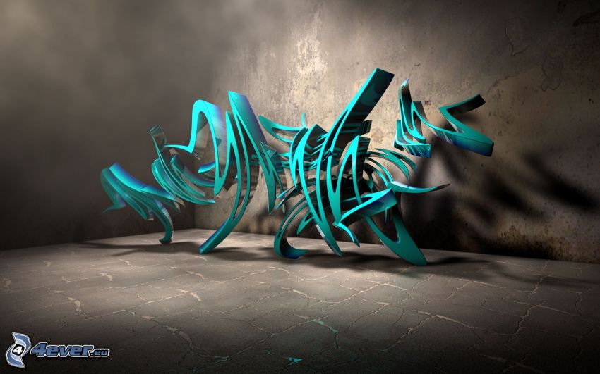 abstrakcyjne, graffiti