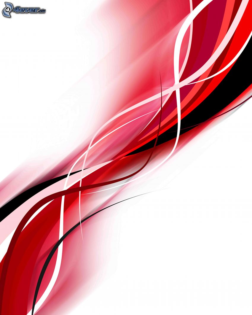 czerwone linie, abstrakcyjne tło