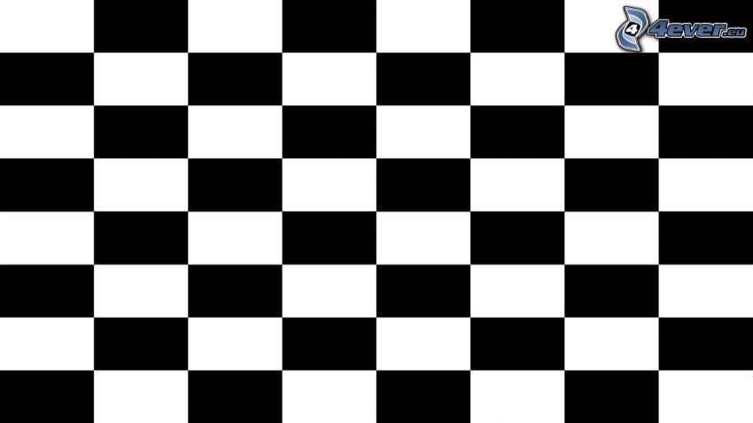 kwadraty, czarno-białe