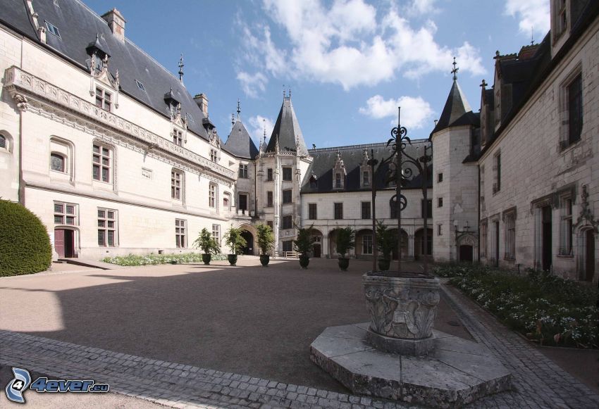 Château de Chaumont, dziedziniec