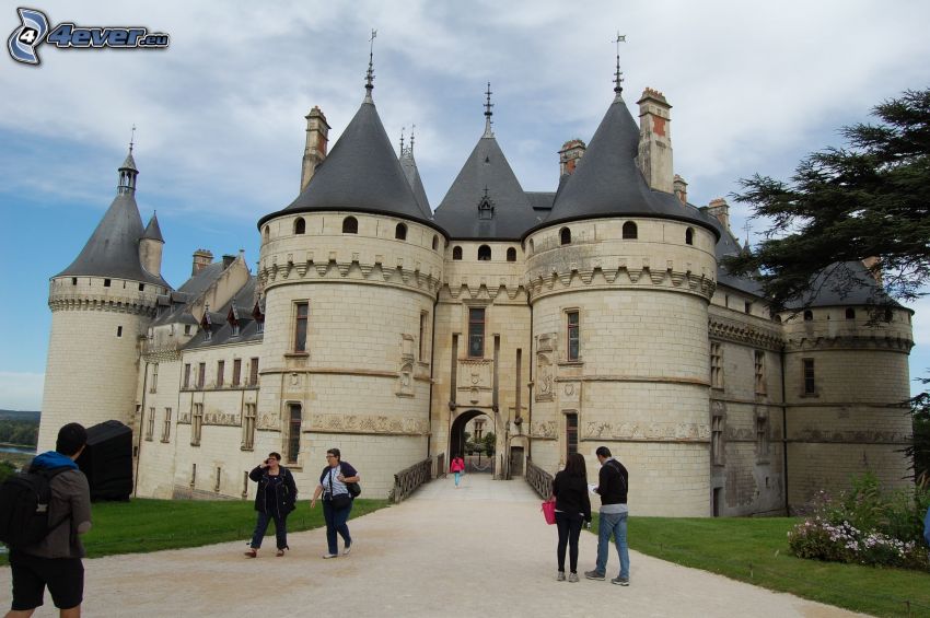 Château de Chaumont, turyści