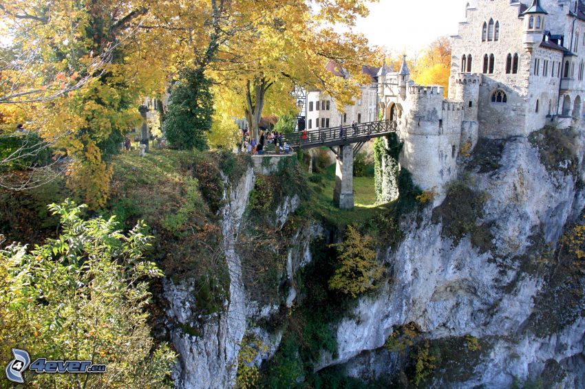 Lichtenstein Castle, skały