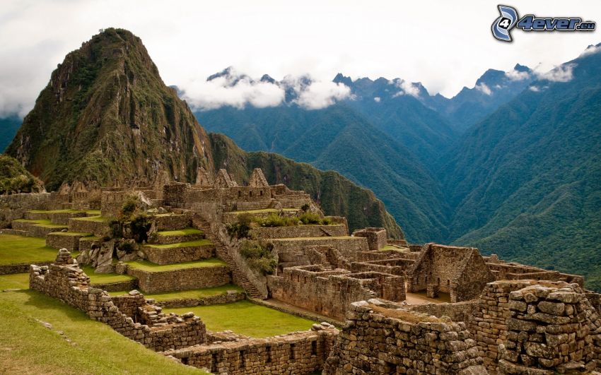 Machu Picc, góra, Peru, Ameryka, wzgórza