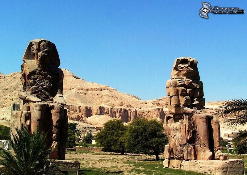 posągi, Egipt