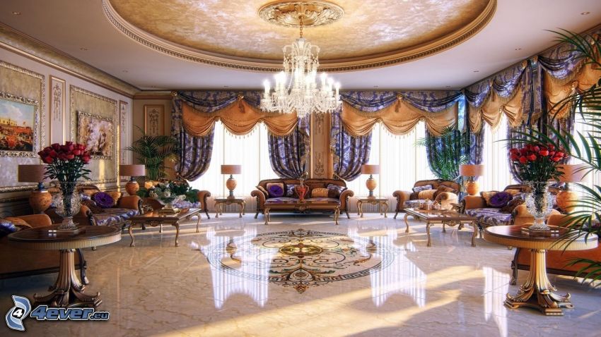 luksusowy salon