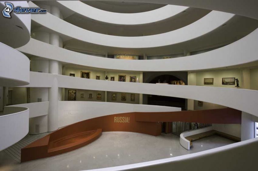 Guggenheim Museum, wnętrze
