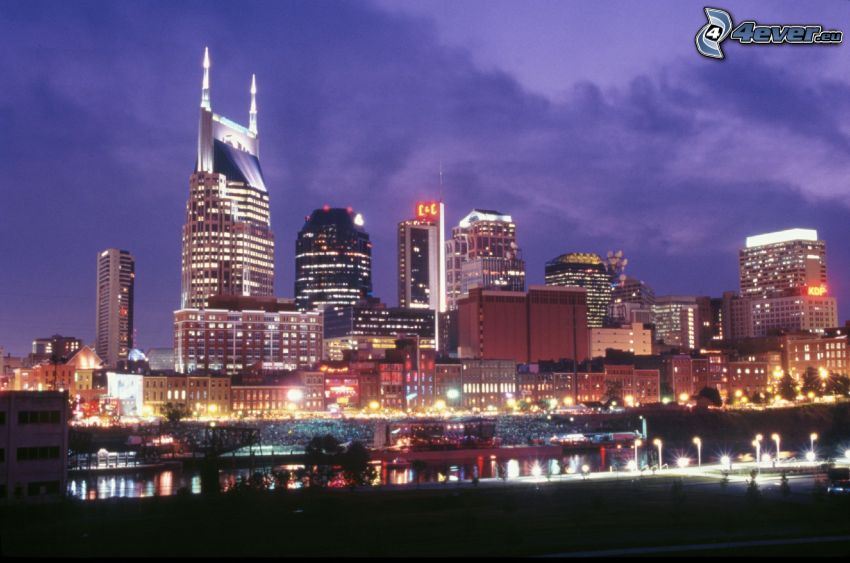 Nashville, miasto nocą