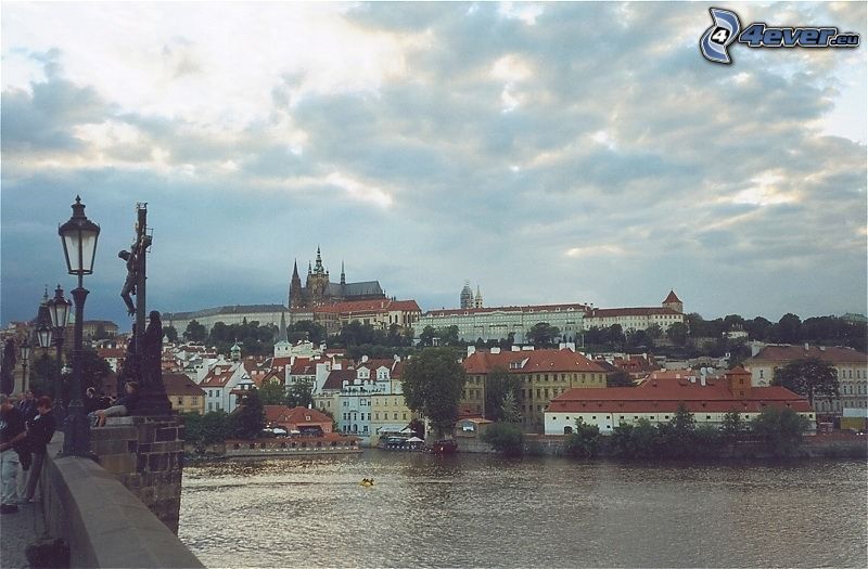 Zamek Praski, Praga, Wełtawa