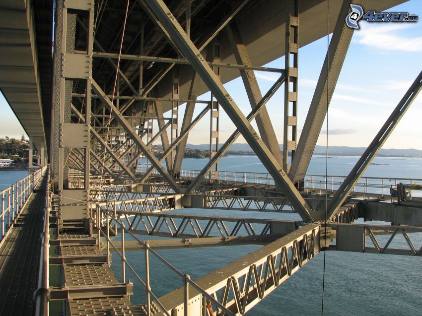 Auckland Harbour Bridge, konstrukcja