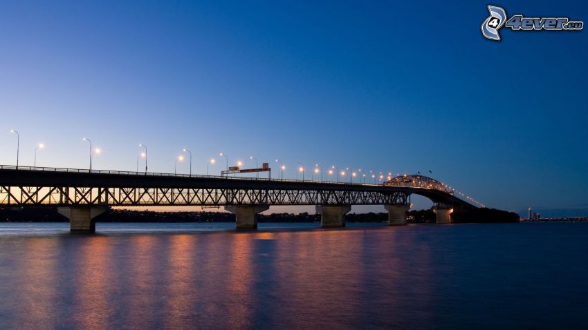 Auckland Harbour Bridge, Nowa Zelandia