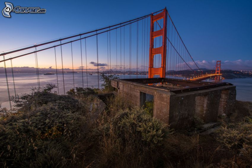 Golden Gate, opuszczony budynek