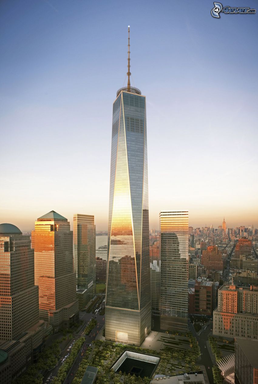 Freedom Tower, 1 WTC, New York, drapacz chmur