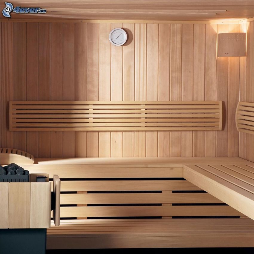 sauna, zegar