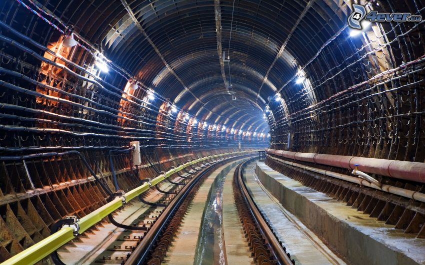 tunel kolejowy, kolej żelazna