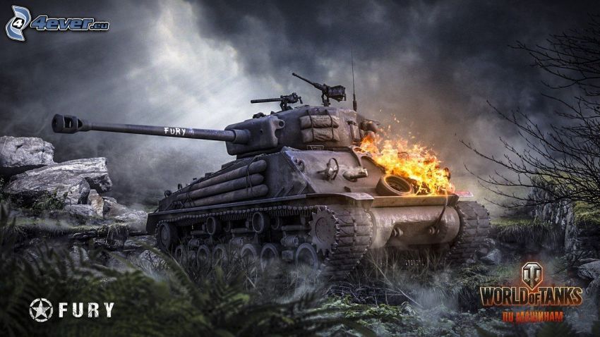 World of Tanks, czołg, ogień