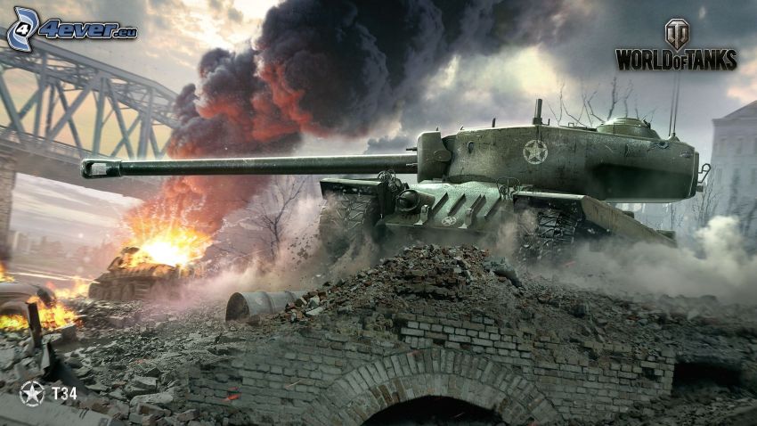 World of Tanks, czołgi, strzelanie, most