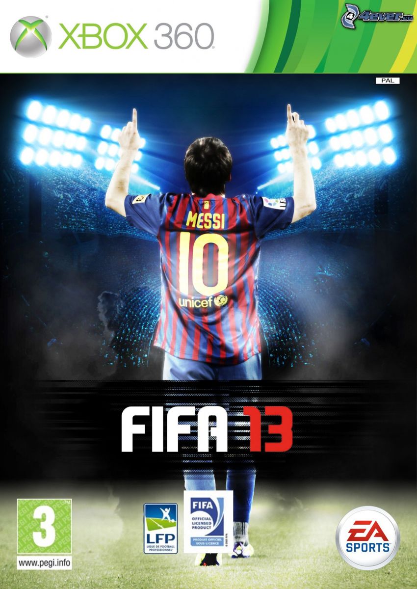 FIFA 13, Xbox 360, Messi