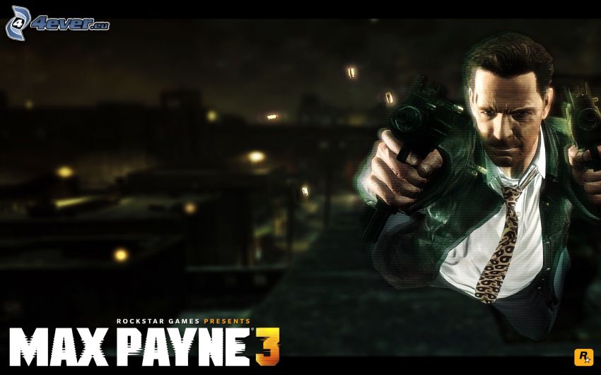Max Payne 3, mężczyzna z pistoletem