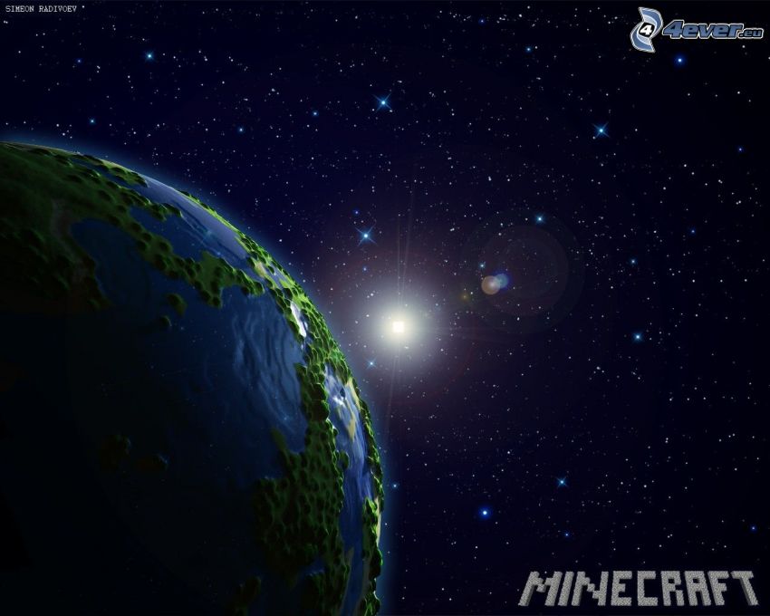 Minecraft, wszechświat, gwiazdy