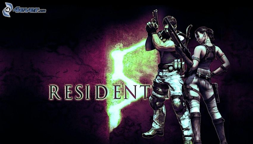 Resident Evil, mężczyzna i kobieta