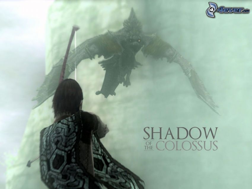Shadow of the Colossus, łucznik, potwór