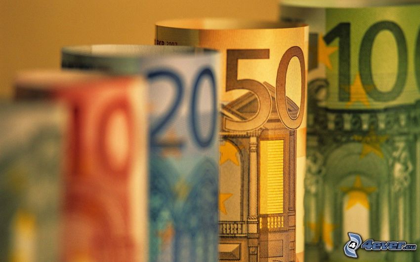 banknoty, euro