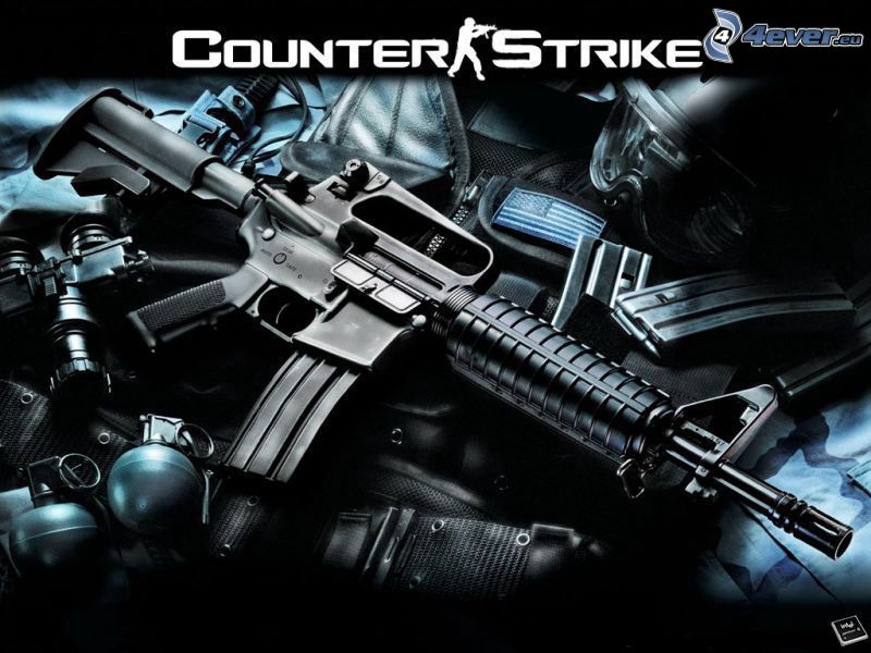 Counter Strike, karabin maszynowy