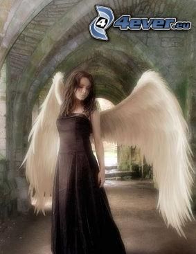 gotycki anioł