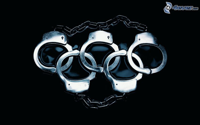 kajdany, kółka olimpijskie